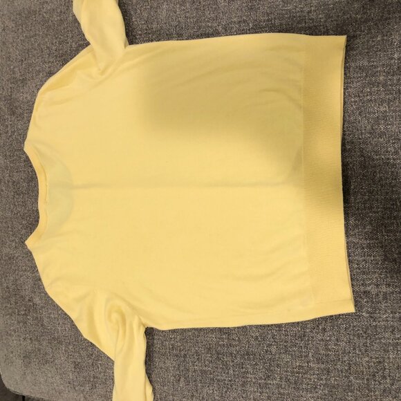 Talbots Classic Cardigan, Butter Yellow, Size XL - Picture 7 of 8